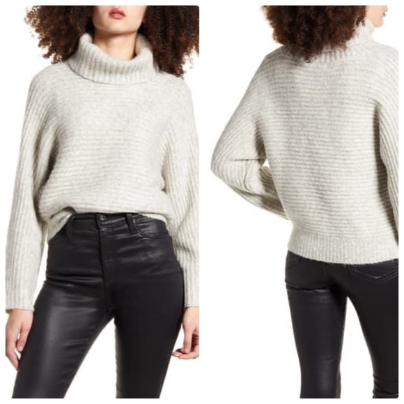 Leith Sweaters - Leith Dolman Turtleneck Sweater Sz M